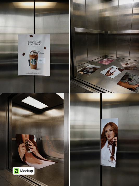 Elevator Poster Affinity Mockup Collection