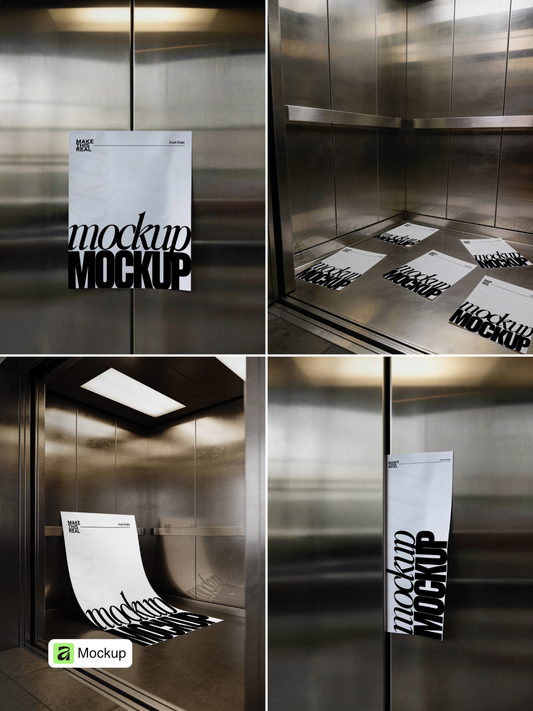 Elevator Poster Affinity Mockup Collection