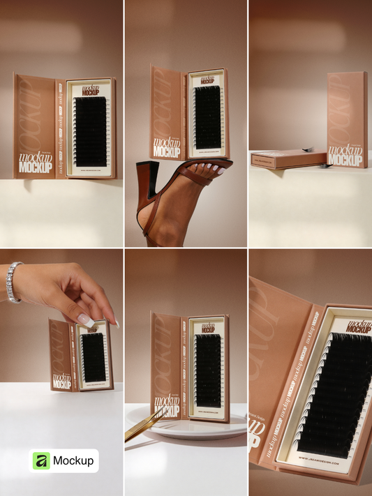 Luxe Lash Packaging Affinity Mockup Collection