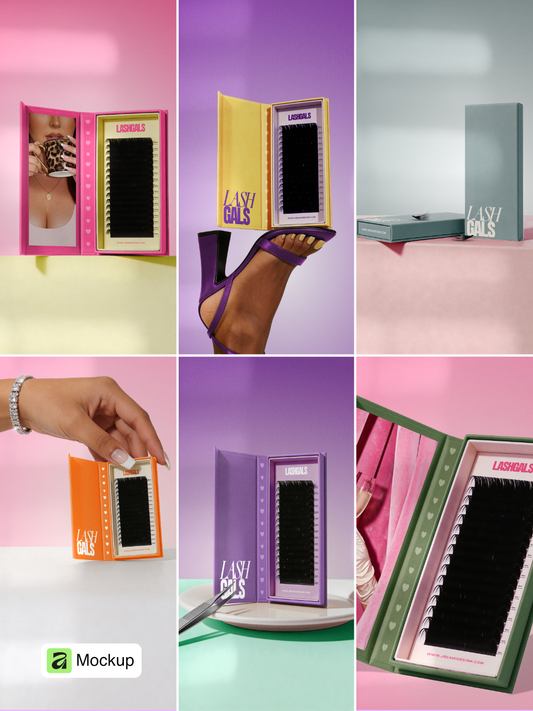 Luxe Lash Packaging Affinity Mockup Collection