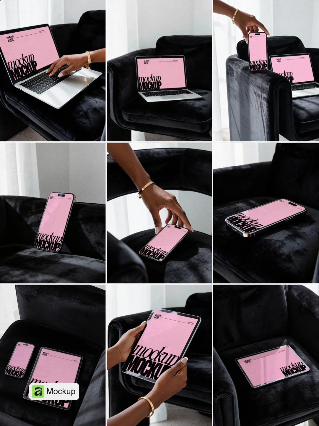 Noir Device Affinity Mockup Collection